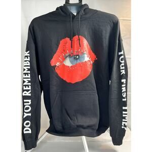 The Kid Laroi End Of The World US Tour 2022 Hoodie Adult Lips Size Large New
